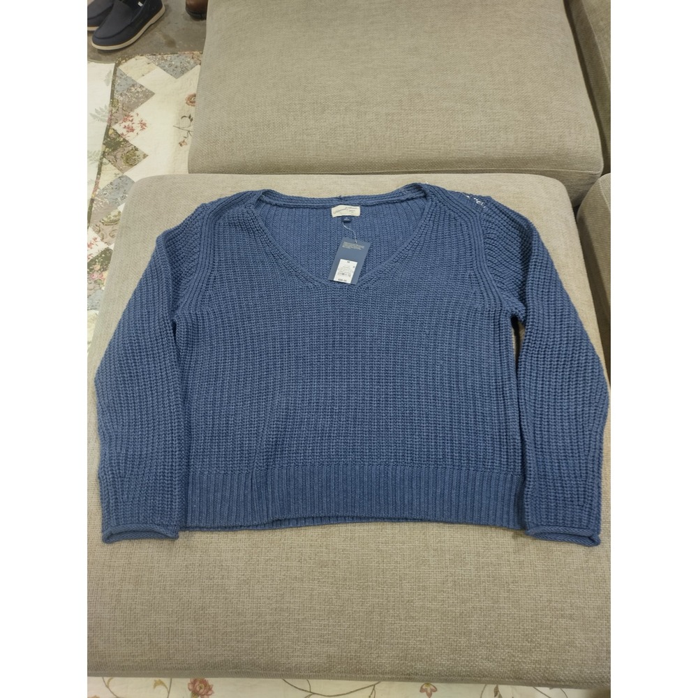 Universal Thread Womens Shaker Stitch V-Neck Sweater Oatmeal Beige Medium NEW - Picture 11 of 16